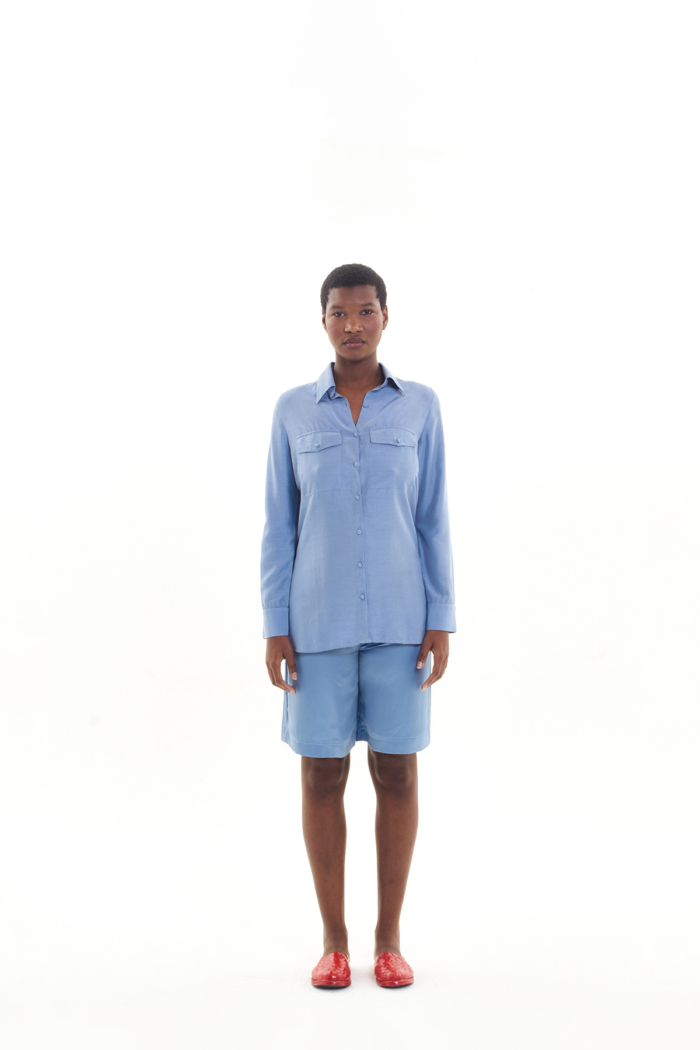 Camisa Flor de Lis - Viscose Linho Seda