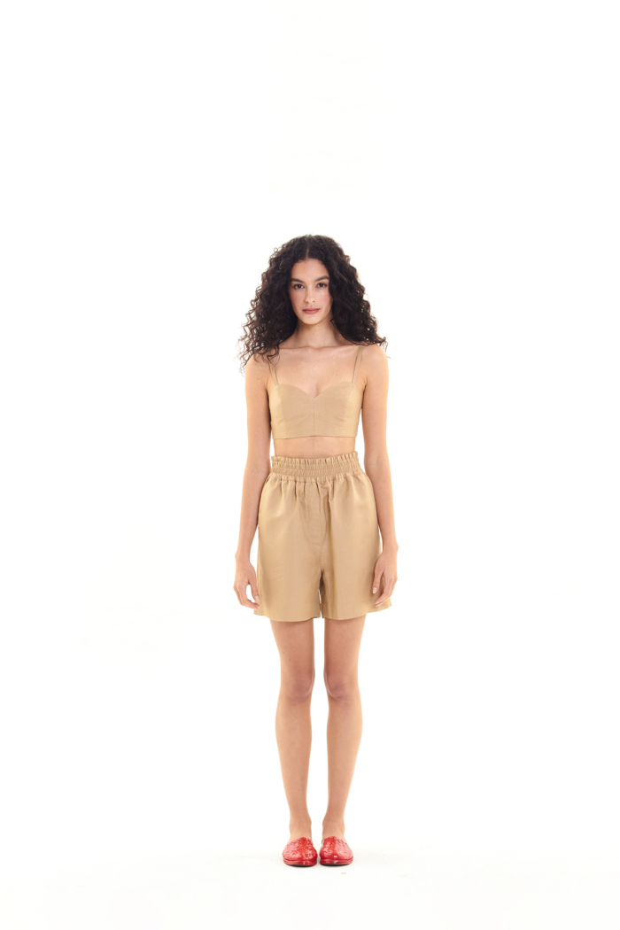 Cropped Ritmo - Linho Viscose