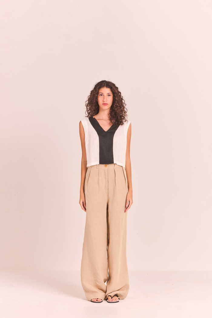 Cropped Laguna - Linho